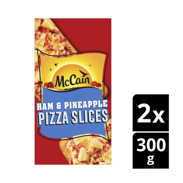 McCain Ham & Pineapple Pizza Slices 2 Pack 600g