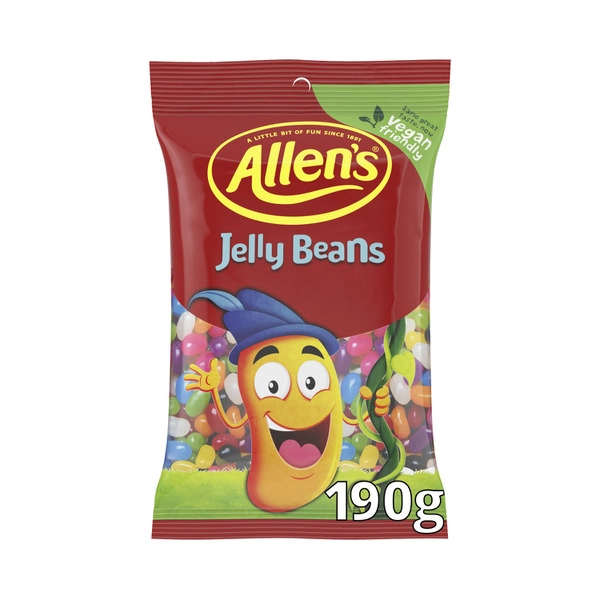 Allen's ALLENS LOLLIES JELLY BEANS VEGAN FRIENDLY 190G 