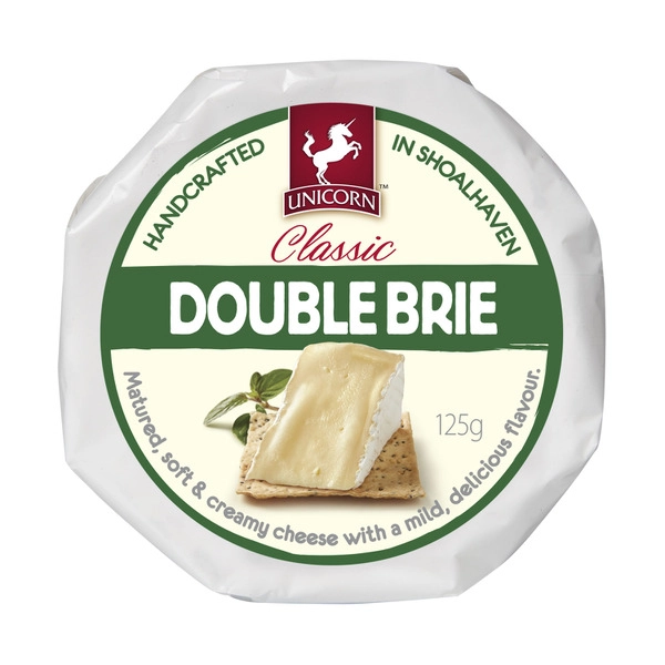 Unicorn Classic Double Brie 125g