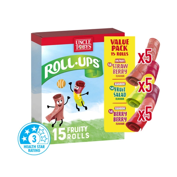 Uncle Toby's Roll Ups Variety Pack 234g 1 each