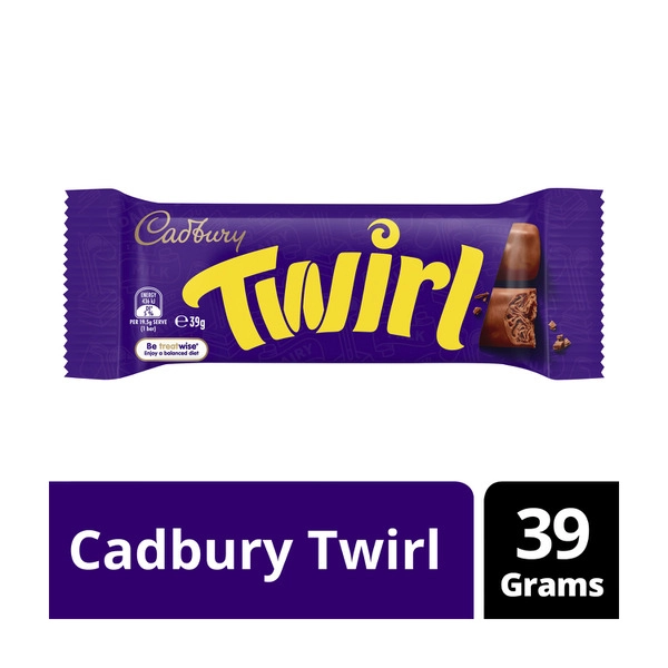 Cadbury Bars CADBURY BARS CHOCOLATE:TWIRL:.:39 GRAM. 