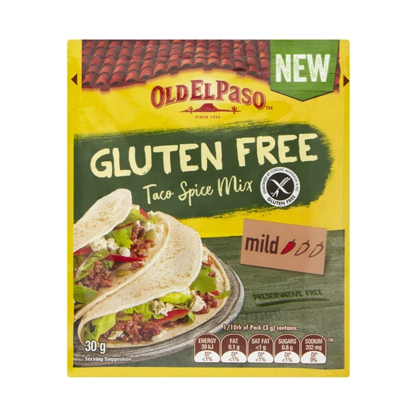 Old El Paso Gluten Free Taco Spice Mix 30g