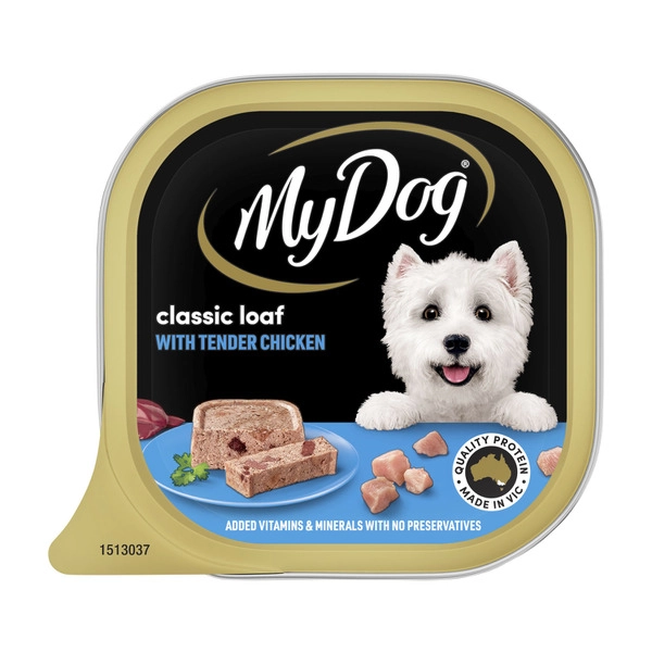 My Dog Adult Wet Dog Food Classic Loaf with Tender Chicken Tray 100g