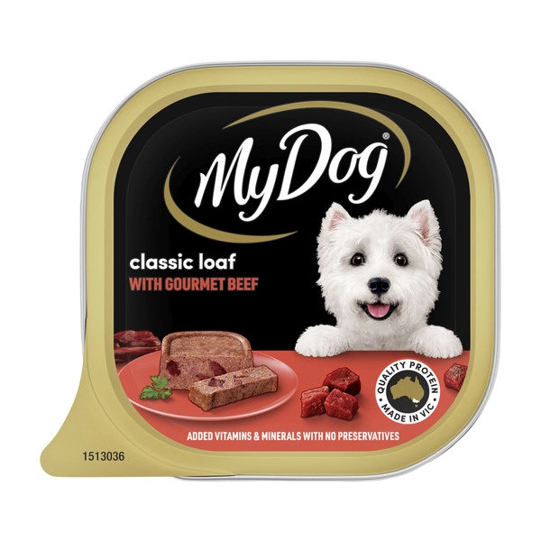 My Dog Classic Loaf With Gourmet Beef Tray Adult Wet Dog Food 100g