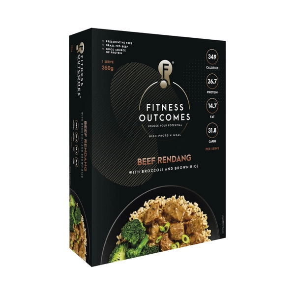 Fitness Outcomes Beef Rendang & Brown Rice 350g