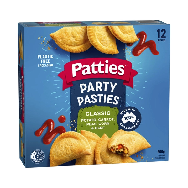 Patties 12pk Frozen PATTIES 12PK FROZEN PASTIES PARTY 