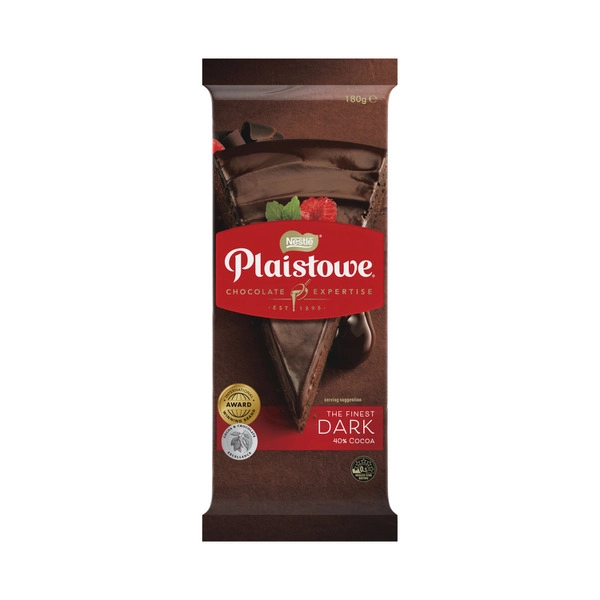 Nestle Plaistowe Baking Dark Chocolate Block 180g