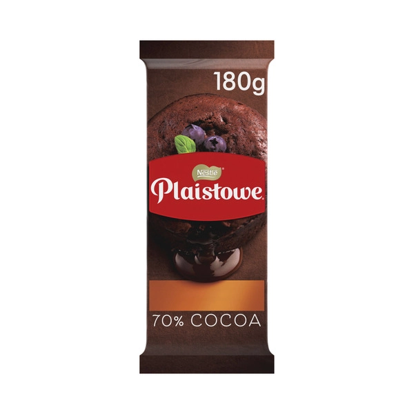 Nestle Plaistowe Baking Chocolate 70% Cocoa Block 180g