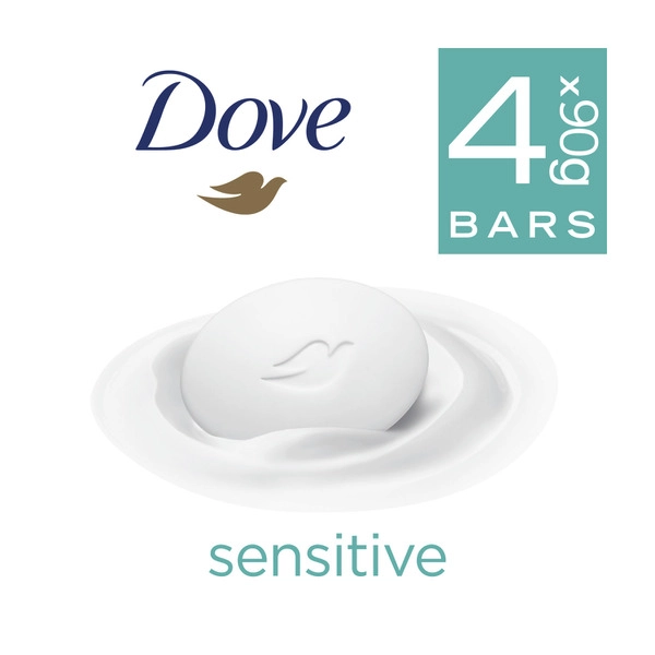 Dove Beauty Bar Sensitive 4X 90G 360g