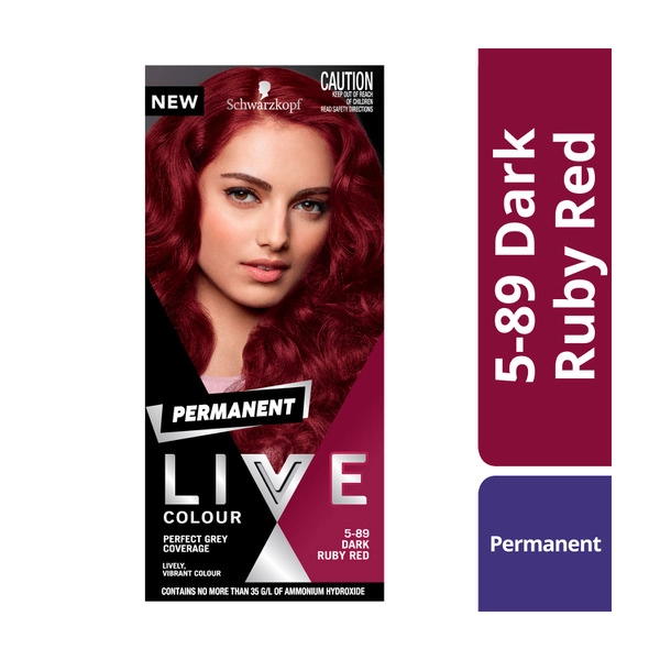 Schwarzkopf Live Colour Permanent 5.89 Dark Ruby Red 1 pack