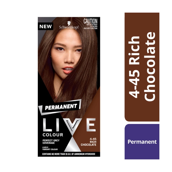 Schwarzkopf Live Colour Permanent 4.45 Rich Chocolate 1 pack