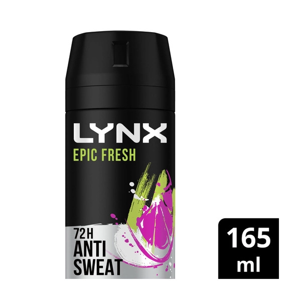 Lynx Deodorant Antiperspirant Spray Epic Fresh 165mL