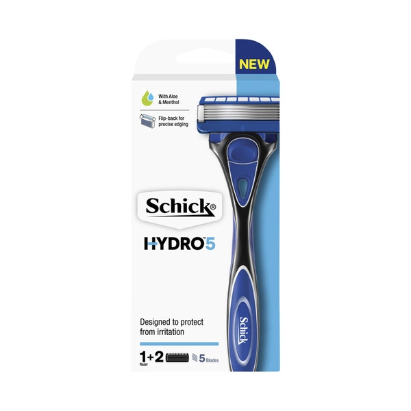 Schick Hydro 5 Razor With 2 Blades Kit 1 pack