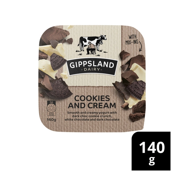 Gippsland Dairy Cookies & Cream Mix-Ins 140g