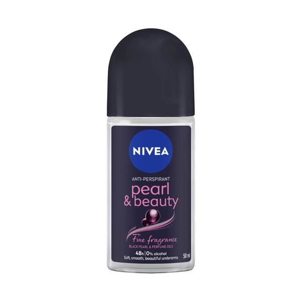 Nivea Deo Roll On Female Pearl And Beauty Fine Fragrance Black Pearls 50mL