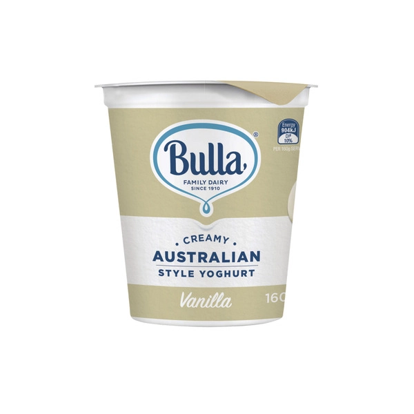 Bulla Creamy Australian Style Yoghurt Vanilla 160g