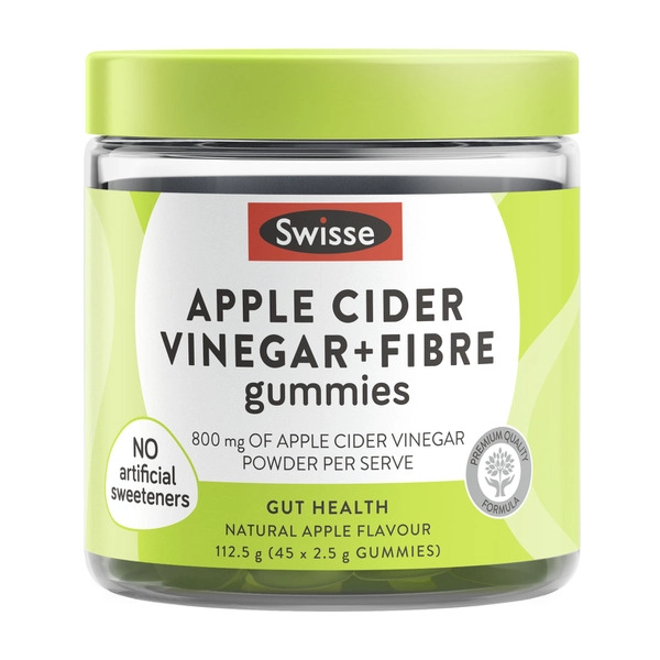 Swisse Gummies Apple SWISSE GUMMIES APPLE CIDER VINEGAR + FIBRE 45 PACK 