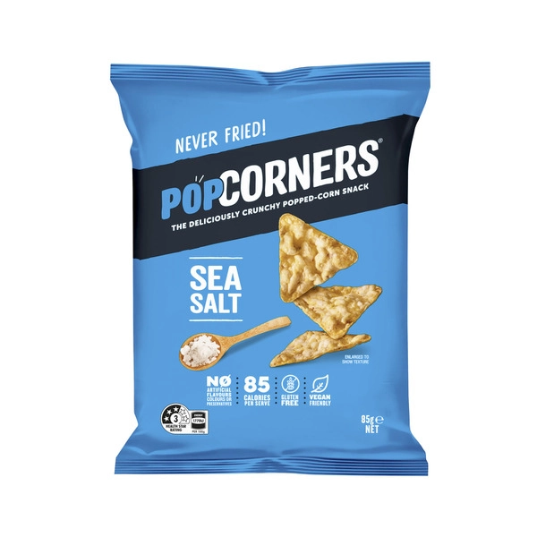 Popcorners Gluten Free Snacks Sea Salt 85g