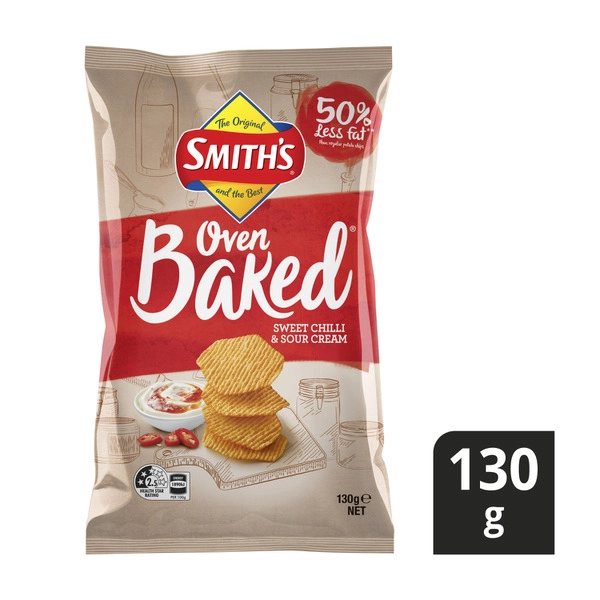 Smith's Baked Sweet Chilli And Sour Cream 130g