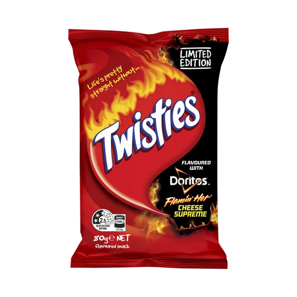 Twisties Flaming Hot 80g