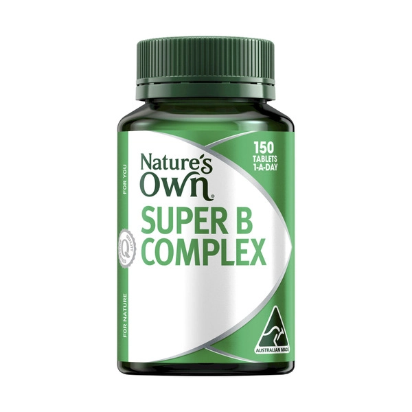 Nature's Own Super Vitamin B Complex Tablets w. Biotin + Vitamin B12 150 pack