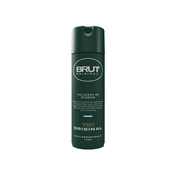 Brut 72Hr Antiperspirant Deodorant Original 130g