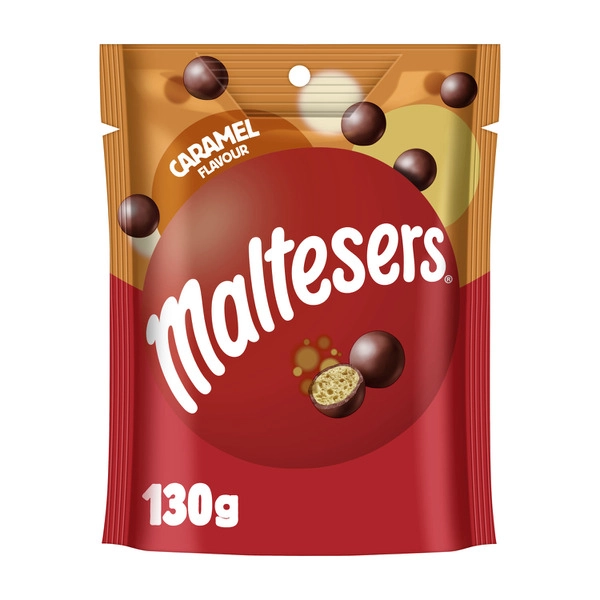 Maltesers Caramel Milk Chocolate Snack & Share Bag 130g