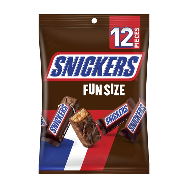 Mars Fun Size SNICKERS CHOCOLATE PARTY SHARE BAG 12 PIECES 180G 