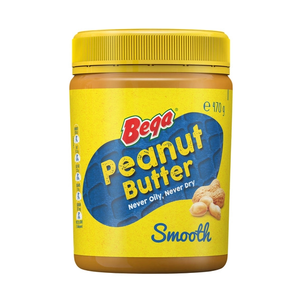 Bega BEGA SPREAD PEANUT BUTTER:SMOOTH:.:470 GRAM 