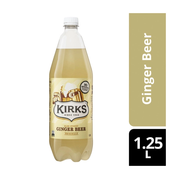 Kirks Soft Drink 1.25l KIRKS DRINK:GINGER BEER:.:1.25 LITRE 