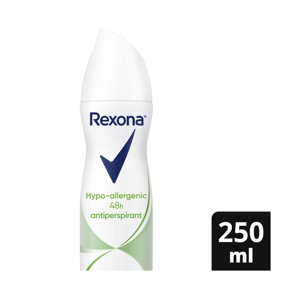 Rexona Antiperspirant Aerosol Deodorant Hypoallergenic 250mL