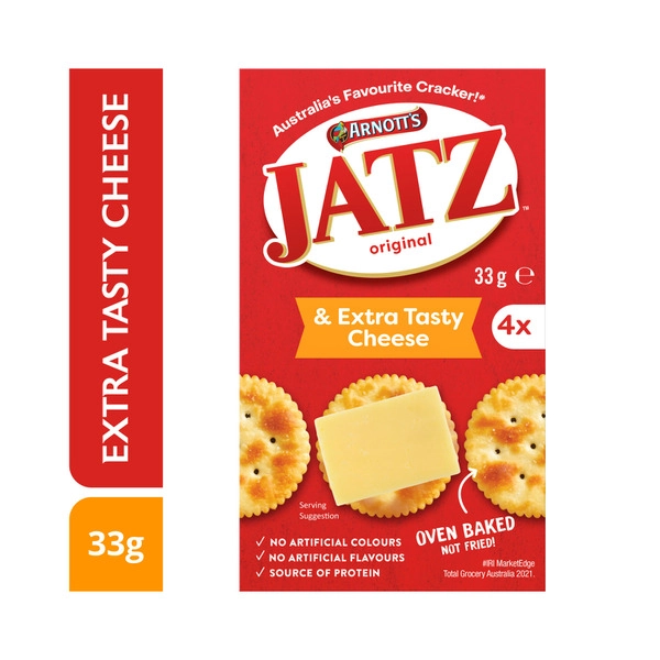 Arnotts ARNOTTS JATZ & EXTRA TASTY CHEESE 33G 