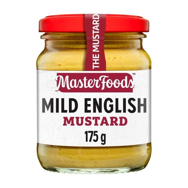 MasterFoods Mild English Mustard 175g