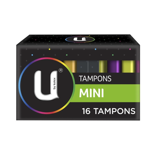 U By Kotex U BY KOTEX TAMPONS MINI SLIM 16 PACK 