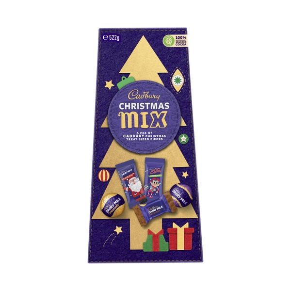 Cadbury Chocolate Christmas Tree Gift Box 522g