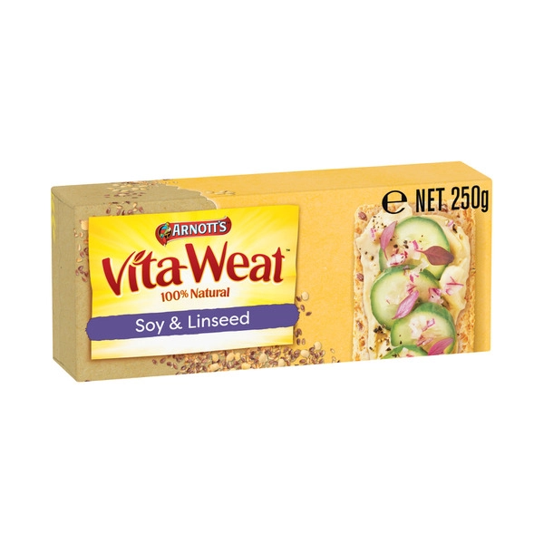 Arnotts Vita-Weat Soy & Linseed Crispbread 250g