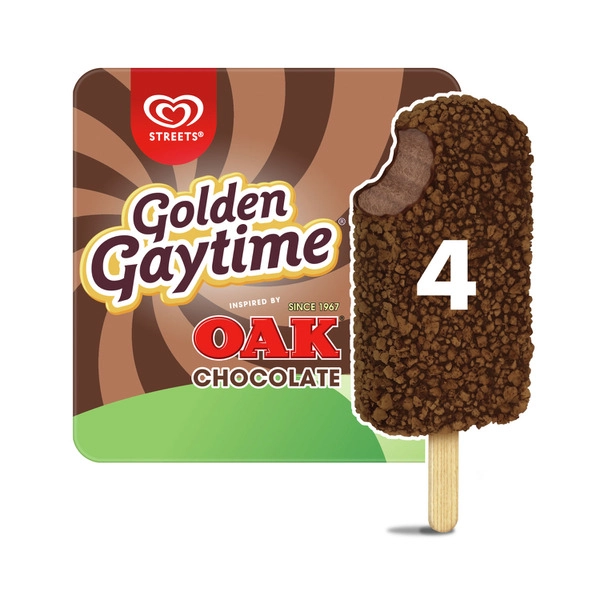 Streets Golden Gaytime Oak Chocolate 4 pack 400mL