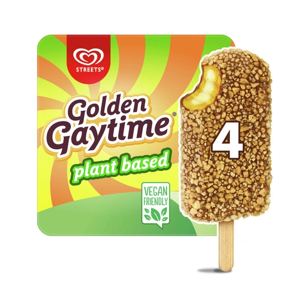 Streets Golden Gaytime Plant Based 4 pack 400mL