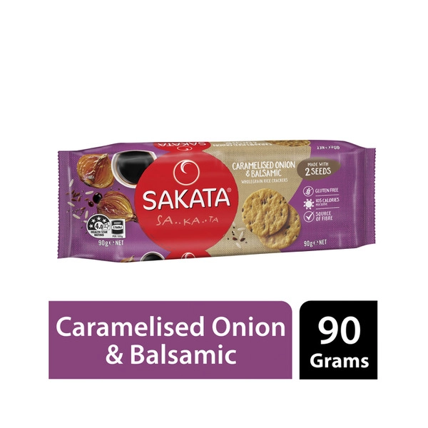 Sakata Rice Crackers Caramelised Onion 90g