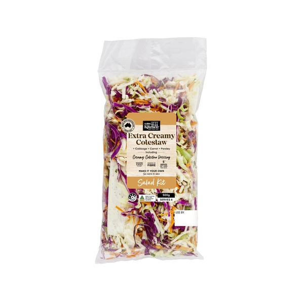 Coles Kitchen Salad Extra Creamy Coleslaw Kit 500g