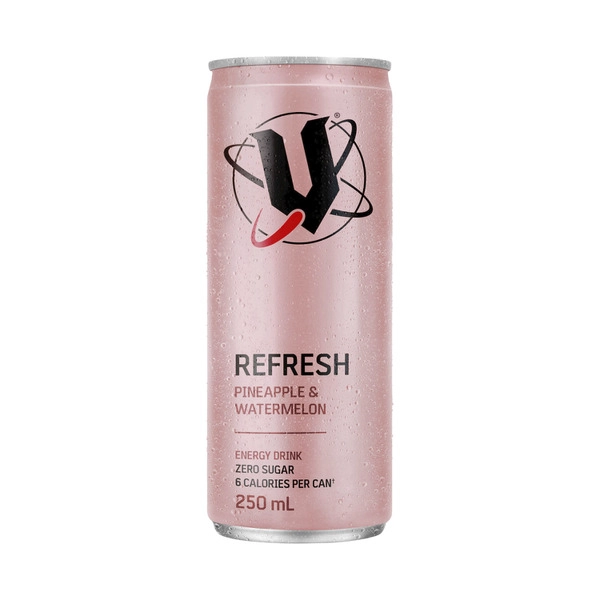 V Energy Refresh Drink Pineapple Watermelon Can 250mL