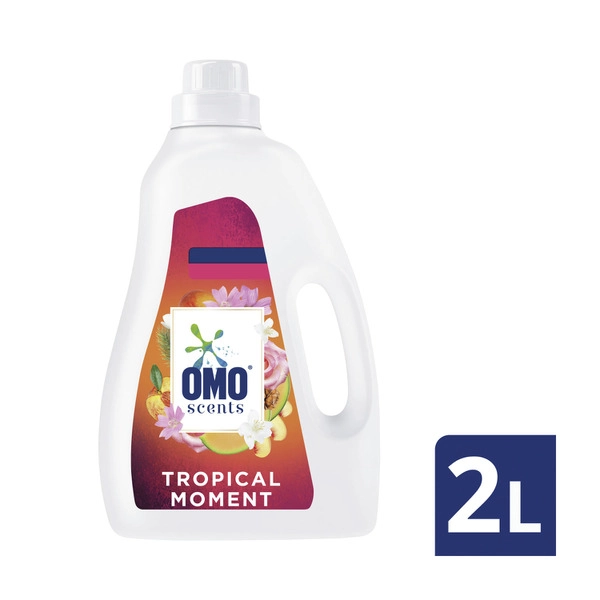 OMO Fragrance Laundry Liquid Detergent Tropical Moment 40 Washes 2L