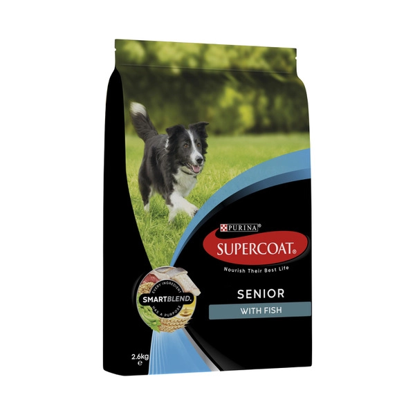 Supercoat Senior With Fish Dry Dog Food 2.6kg