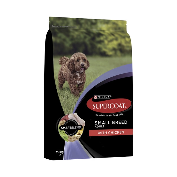 Supercoat Adult Small Breed With Chicken Dry Dog Food 2.8kg