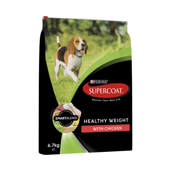 Supercoat Adult Healthy Weight With Chicken Dry Dog Food 6.7kg