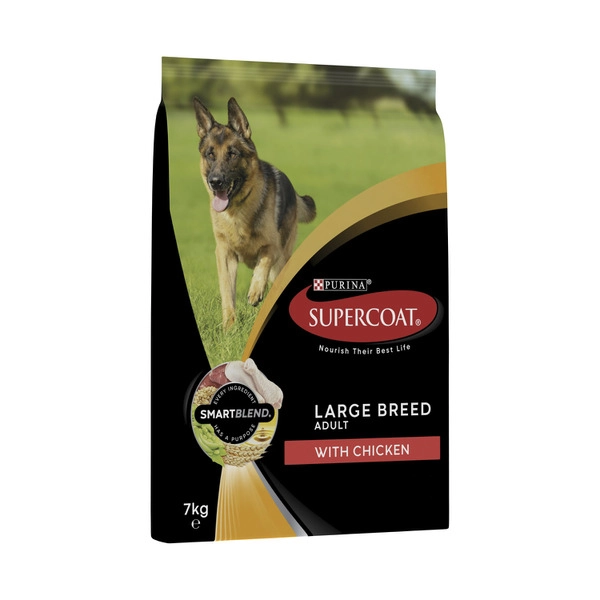 Supercoat Adult Large Breed With Chicken Dry Dog Food 7kg