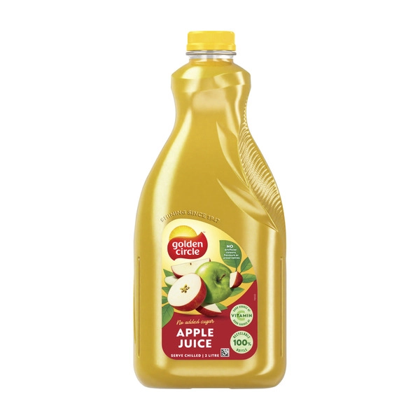 Golden Circle 100% Apple Juice No Added Sugar Fruit Juice 2L