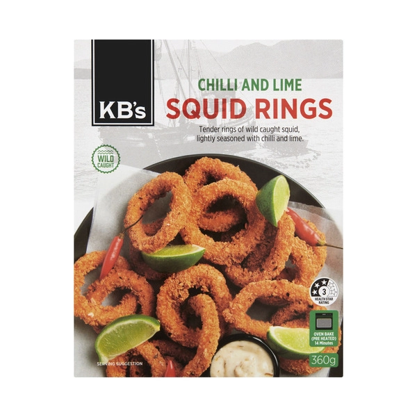 Kb's Chilli & Lime KB'S CHILI & LIME SQUID RINGS 360G 