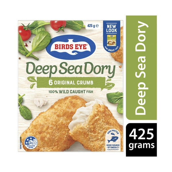 Birds Eye Frozen Deep Sea Dory Fish Fillets 425g