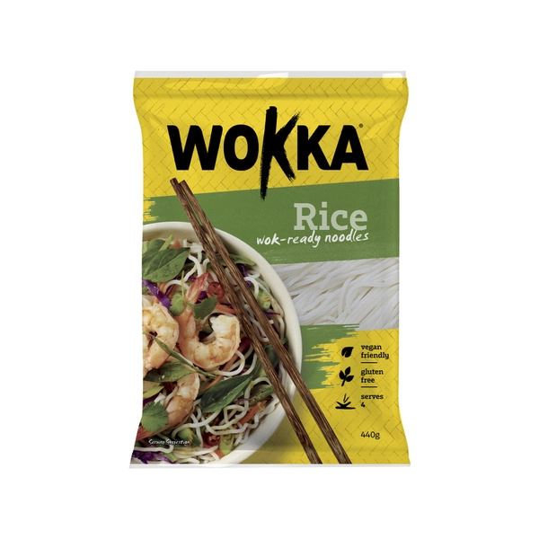 Wokka Thin Rice Wok Ready Noodles 440g